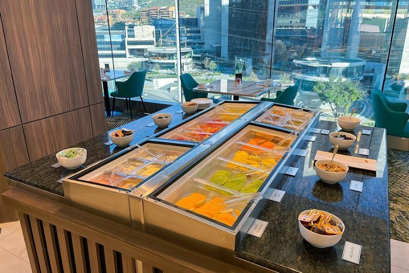 Safi Royal Luxury Metropolitan Hotell San Pedro Garza Garcia Exteriör bild A salad bar at a restaurant