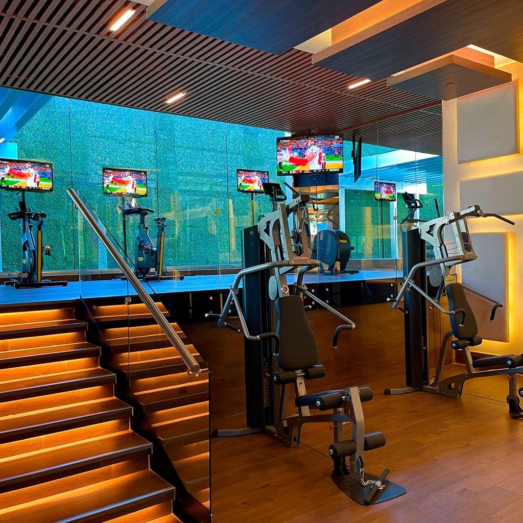 Safi Royal Luxury Metropolitan Hotell San Pedro Garza Garcia Bekvämligheter bild The gym at the hotel